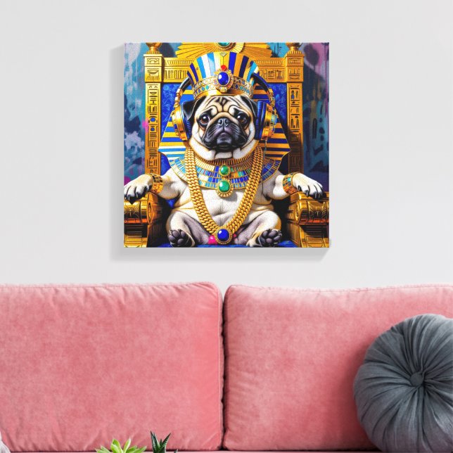 LIENZO KING TUT-PUG (Insitu (Sala de estar))
