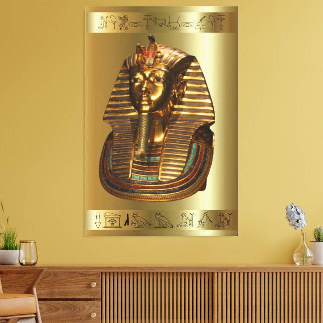 Lienzo King Tut Tutankhamun Canvas Imprimir imagen 1 (Insitu (Sala de estar))