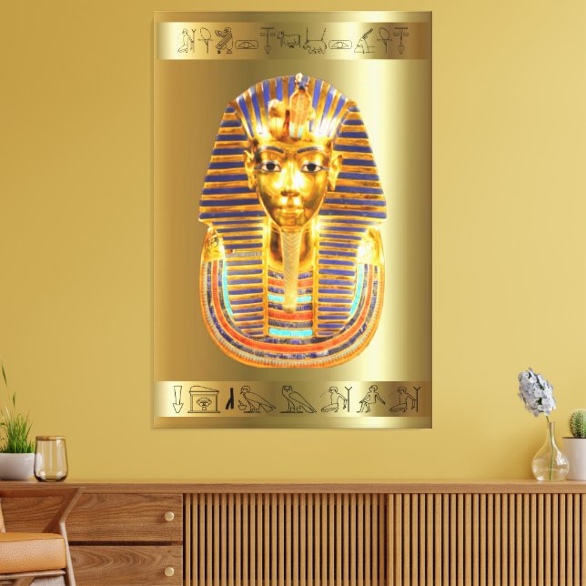 Lienzo King Tut Tutankhamun Canvas Imprimir imagen 2 (Insitu (Sala de estar))