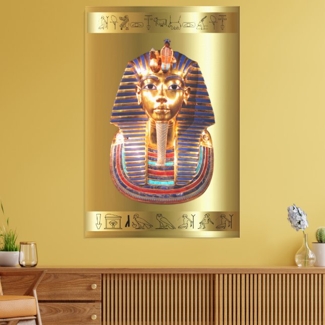 Lienzo King Tut Tutankhamun Canvas Imprimir imagen 3 (Insitu (Sala de estar))