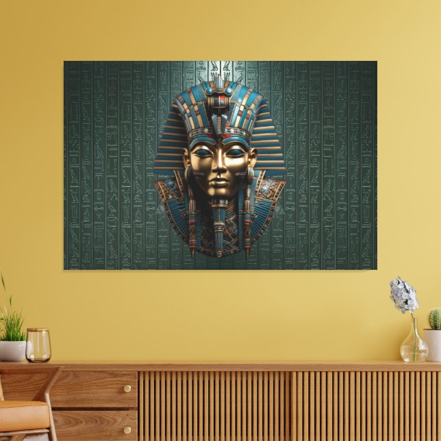 Lienzo King Tut Tutankhamun Canvas Imprimir imagen 4 (Insitu (Sala de estar))