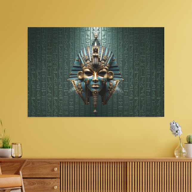 Lienzo King Tut Tutankhamun Canvas Imprimir imagen 5 (Insitu (Sala de estar))