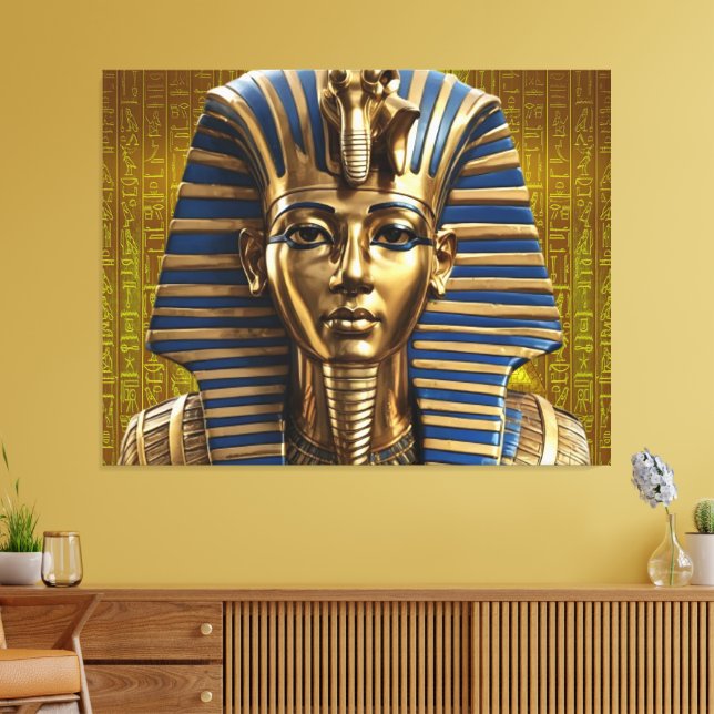 Lienzo King Tut Tutankhamun Canvas Imprimir imagen 8 (Insitu (Sala de estar))
