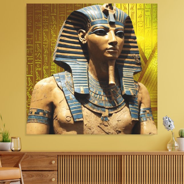 Lienzo King Tut Tutankhamun Canvas Imprimir imagen 9 (Insitu (Sala de estar))
