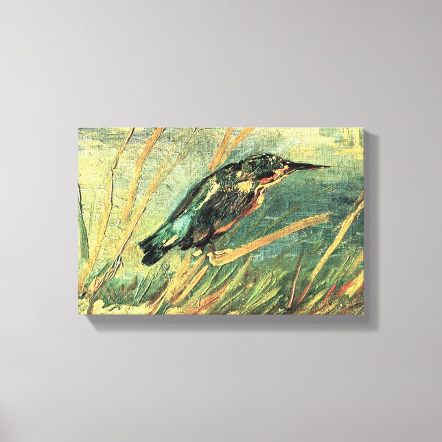 Lienzo Kingfisher por Vincent van Gogh (Anverso)
