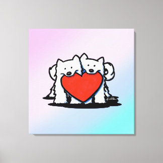Lienzo KiniArt Amor Samoyed