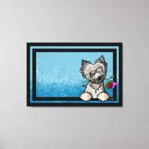 Lienzo KiniArt Ash Cairn Terrier Art