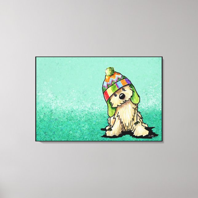 Lienzo KiniArt Cairn Terrier Art (Anverso)