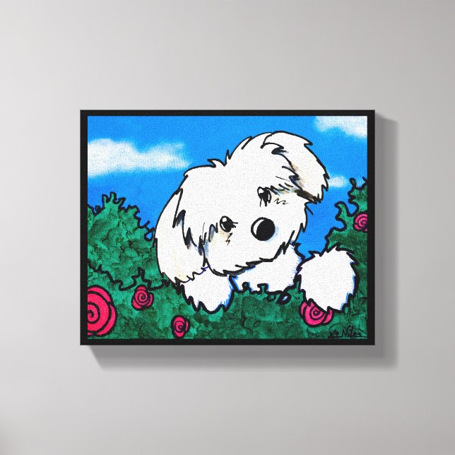 Lienzo KiniArt Havanese Sweetie (Anverso)