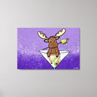 Lienzo KiniArt Moose Martini