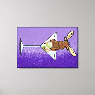 Lienzo KiniArt Moose Martini 2