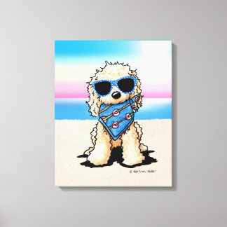Lienzo KiniArt Nautical Pup Dog Beach