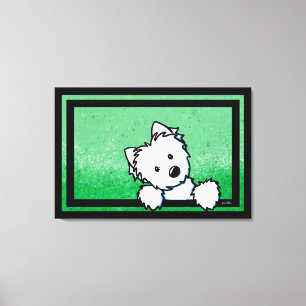 Lienzo KiniArt Westie Terrier Dog Art