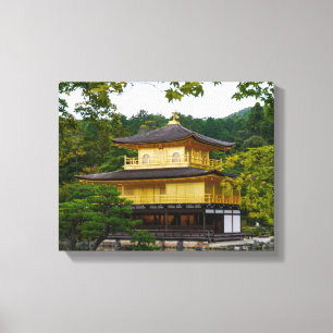 Lienzo Kinkaku-ju (Pavillion de oro), Kyoto