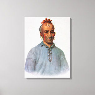 Lienzo Kish-Kal-Wa, jefe del Shawnee