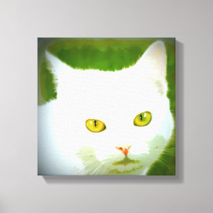 Lienzo kittycat blanco