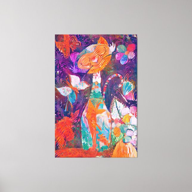 Lienzo KittyQ (Anverso)