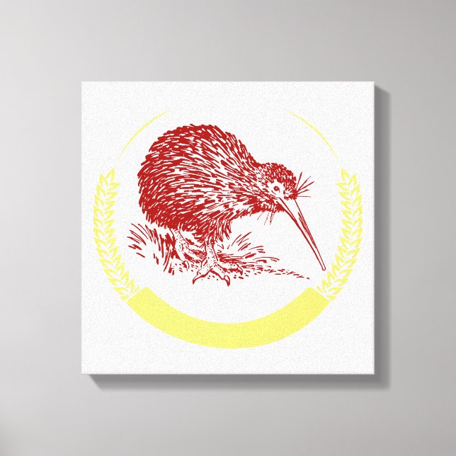 Lienzo Kiwi Bird (Anverso)