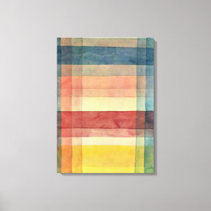 Lienzo Klee - Arquitectura de la llanura