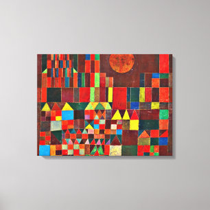 Lienzo Klee - Castillo y Sol