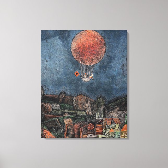 Lienzo Klee - Der Luftballoon (Anverso)