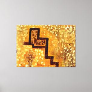 Lienzo Klee - La Casa en Alto