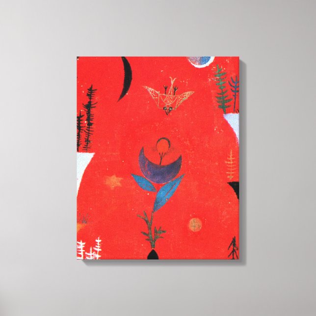 Lienzo Klee - Mito de las flores (Anverso)