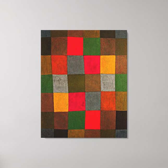Lienzo Klee - Nueva armonía (Anverso)