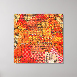 Lienzo Klee - Town Castle Kr.