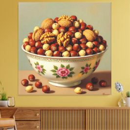 Lienzo Kleine Kraftpakete – Die Welt der Nüsse