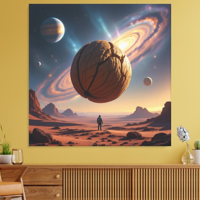 Lienzo Kleine Kraftpakete – Die Welt der Nüsse (Insitu (Sala de estar))