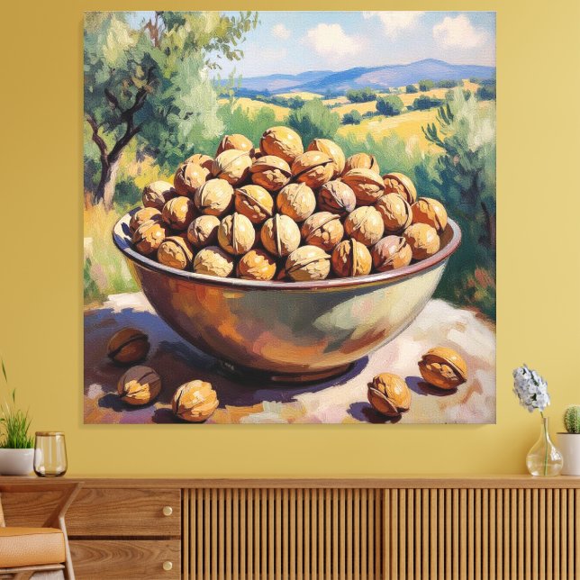 Lienzo Kleine Kraftpakete – Die Welt der Nüsse (Insitu (Sala de estar))