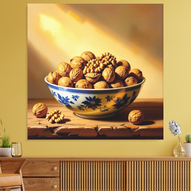 Lienzo Kleine Kraftpakete – Die Welt der Nüsse (Insitu (Sala de estar))
