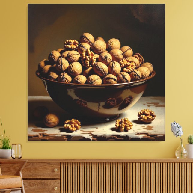 Lienzo Kleine Kraftpakete – Die Welt der Nüsse (Insitu (Sala de estar))