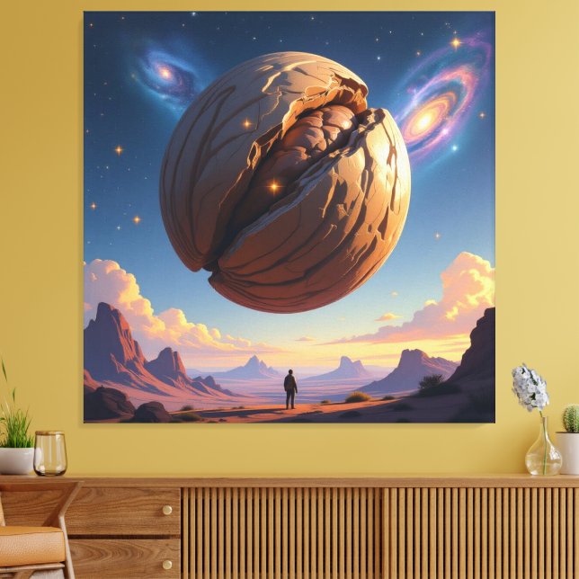 Lienzo Kleine Kraftpakete – Die Welt der Nüsse (Insitu (Sala de estar))