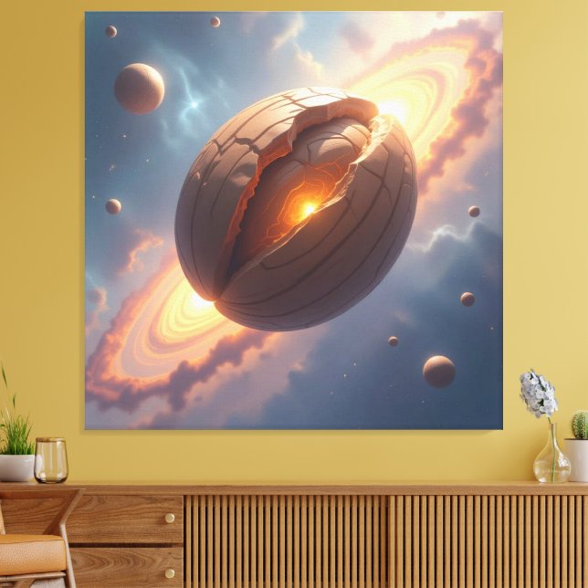 Lienzo Kleine Kraftpakete – Die Welt der Nüsse (Insitu (Sala de estar))