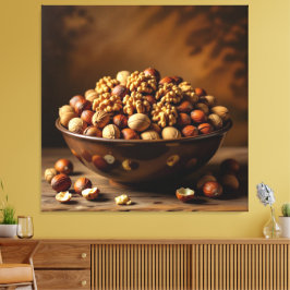 Lienzo Kleine Kraftpakete – Die Welt der Nüsse
