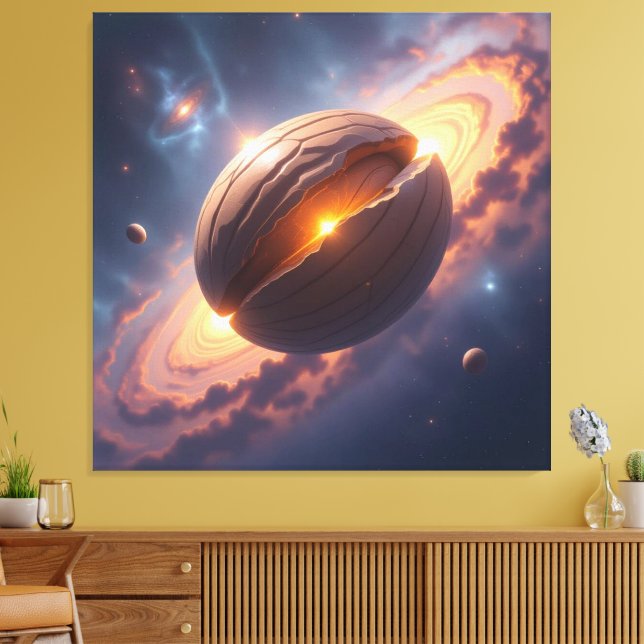 Lienzo Kleine Kraftpakete – Die Welt der Nüsse (Insitu (Sala de estar))