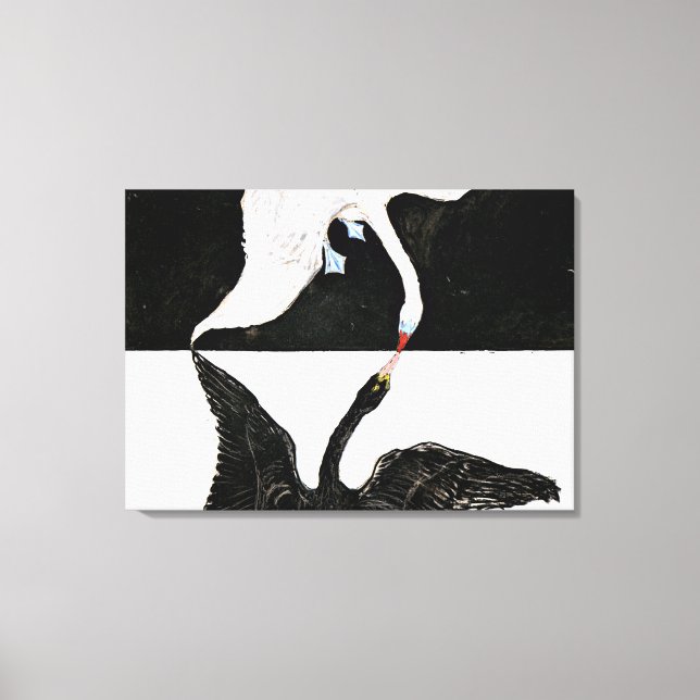 Lienzo Klint - El Cisne, No. 01,Grupo 1X SOL (Anverso)