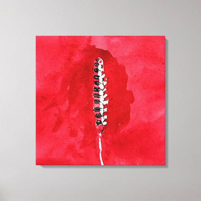 Lienzo Klint - En la visualización de flores y árboles, g (Anverso)