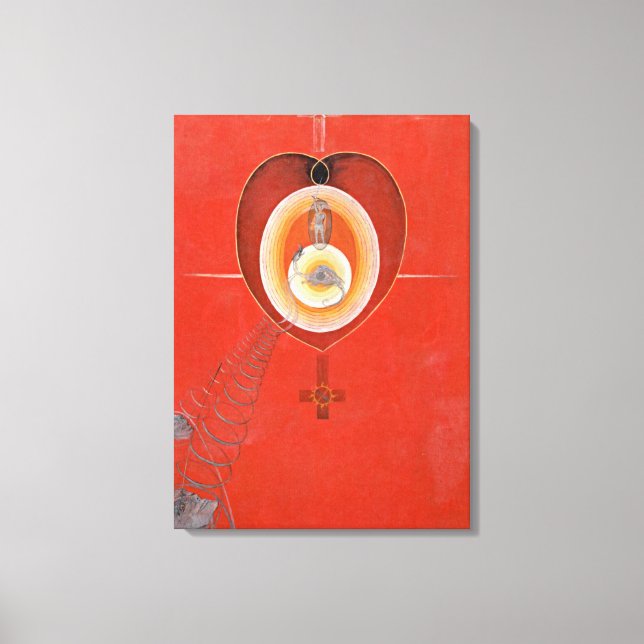 Lienzo Klint - La paloma, No. 08 (Anverso)