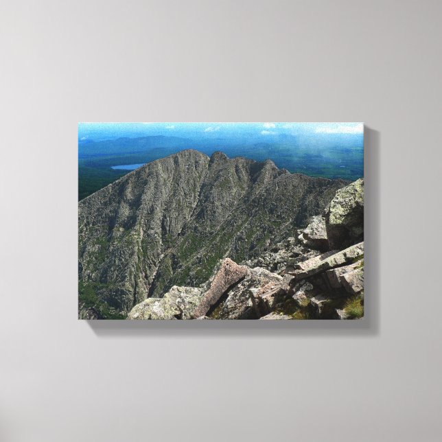 Lienzo Knife Edge, Katahdin, Maine (Anverso)