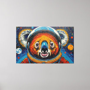 LIENZO KOALA EN EL ESPACIO-2