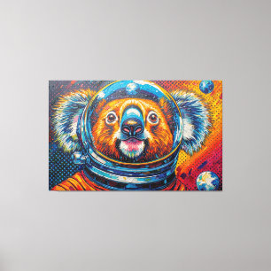 LIENZO KOALA EN EL ESPACIO-6