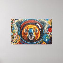 LIENZO KOALA EN EL ESPACIO-8