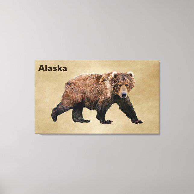 Lienzo Kodiak Bear (Anverso)
