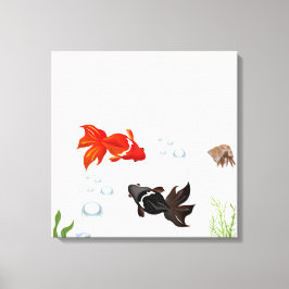 Lienzo  koi fish art, japanese koi, zen decor, underwater