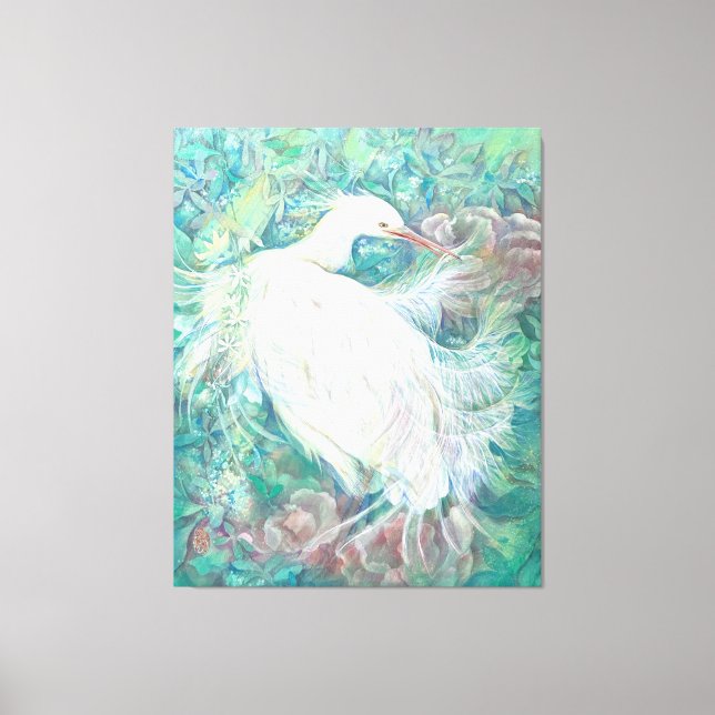 Lienzo Koka: The Radiant Heron (Anverso)