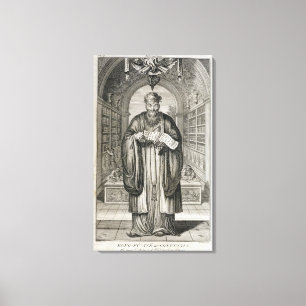 Lienzo Kong-Fu-EET, o Confucio, la phi celebrada