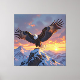 Lienzo König der Lüfte Der majestätische Weißkopfseeadler